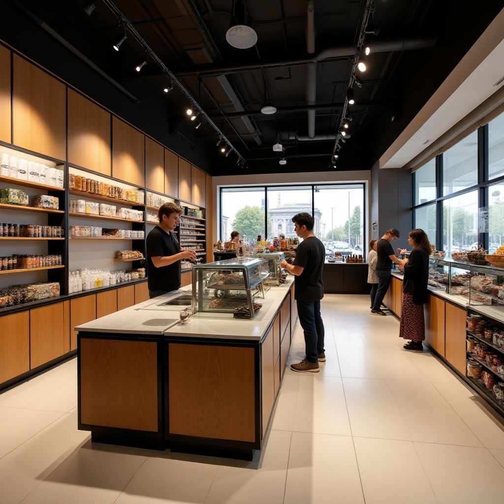 Interior de tienda YPF Full