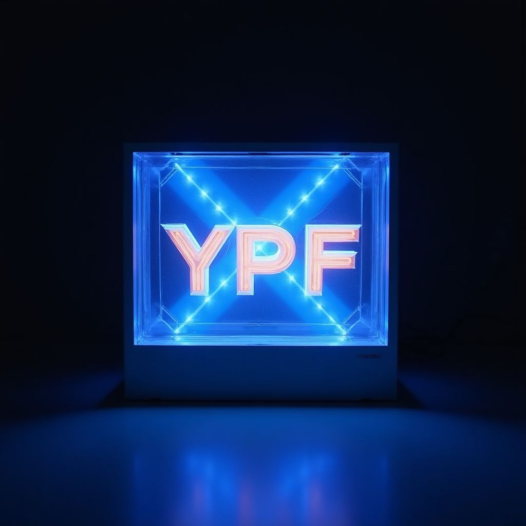 YPF Box Market en horario nocturno